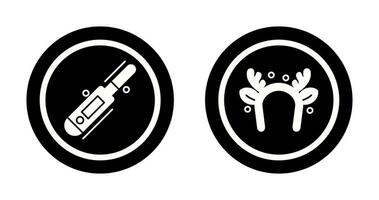 Thermometer und Stirnband Symbol vektor