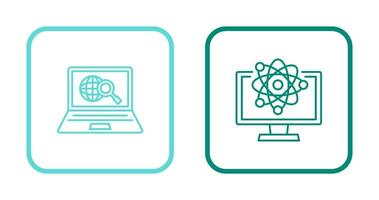 erkunden und Wissenschaft Symbol vektor