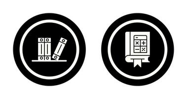 Archiv und Mathematik Symbol vektor