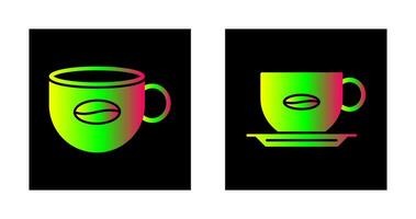 kaffe och kaffe råna ikon vektor