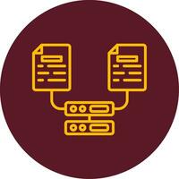 Vektorsymbol für die Datenerfassung vektor