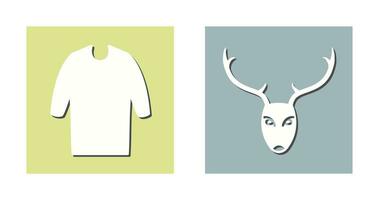 beiläufig Hemd und Tier Symbol vektor