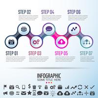 Infografiken-Designvorlage vektor