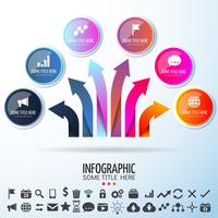 Infografiken-Designvorlage vektor