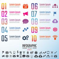 Infographics Design Mall vektor