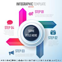 Infografiken-Designvorlage vektor