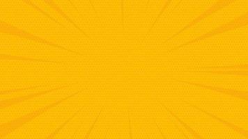 neuer abstrakter gelber Comic-Zoom-Hintergrund vektor