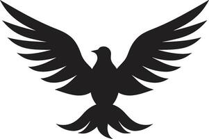 schwarz Taube Vektor Logo mit Heiligenschein ein Symbol von Gottheit und Spiritualität schwarz Taube Vektor Logo mit abstrakt Hintergrund ein einzigartig und kreativ Design
