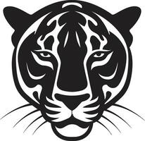 vild elegans jaguar bricka geometrisk förmåga jaguar ikon vektor