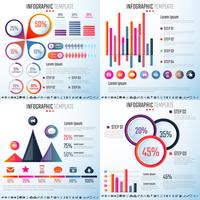 Infografiken-Designvorlage vektor