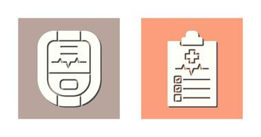 Oximeter und medizinisch Symbol vektor