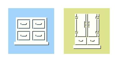 Kabinett und Geschäft Symbol vektor