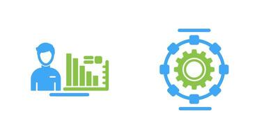 Beratung und automatisiert Symbol vektor