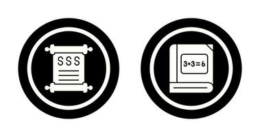 Geschichte und Mathematik Symbol vektor