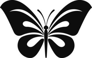 Vektor Schönheit Onyx Schmetterling Wunder ebon Exzellenz im das Himmel subtil Charme