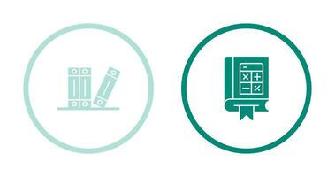 Archiv und Mathematik Symbol vektor