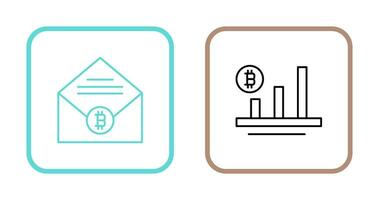 Mail und Diagramm Symbol vektor