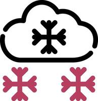 schneebedeckt kreativ Symbol Design vektor