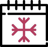 Winter kreativ Symbol Design vektor