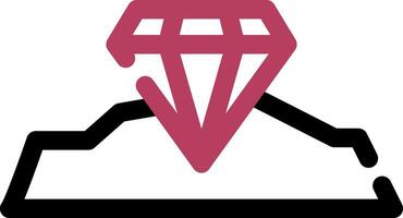 Diamant kreatives Icon-Design vektor