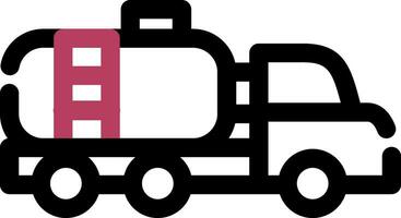 Tankwagen kreatives Icon-Design vektor