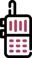 Walkie-Talkies kreatives Icon-Design vektor