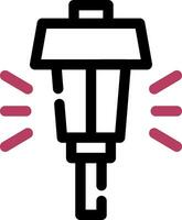 Streetlight kreatives Icon-Design vektor