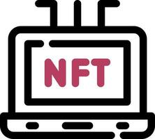 nft kreatives Icon-Design vektor