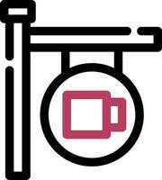 kaffe affär kreativ ikon design vektor