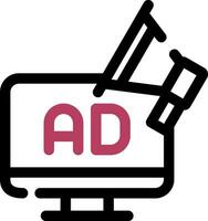 kreatives Icon-Design für digitales Marketing vektor