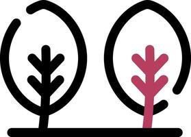 Blatt Pflanze kreativ Symbol Design vektor