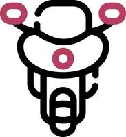 Motorrad kreativ Symbol Design vektor