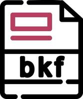 bkf kreativ ikon design vektor