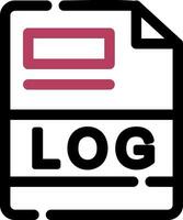 Log kreatives Icon-Design vektor