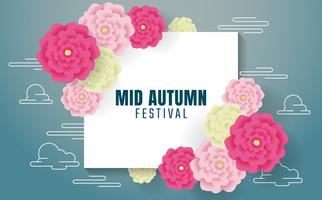 Mid Autumn Festival Vector Hintergrund