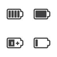 batteri ikon illustration design vektor