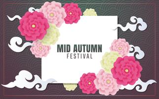 Mid Autumn Festival Vector Hintergrund