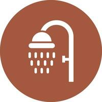 Dusche-Vektor-Icon-Design-Illustration vektor