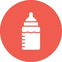 Babyflasche-Vektor-Icon-Design-Illustration vektor