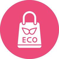 eco bag vektor ikon design illustration