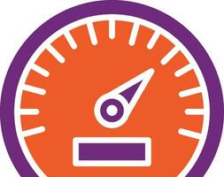 Tachometer-Vektor-Icon-Design-Illustration vektor