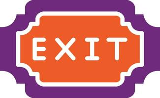 exit vektor ikon design illustration