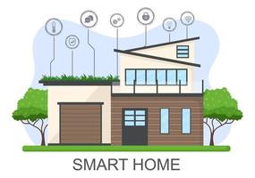 Smart-Home-Technologie-Vektor vektor