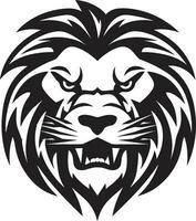 Jagd Meisterschaft schwarz Vektor Löwe Emblem Regal brüllen schwarz Löwe Vektor Logo
