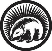 noir bälta emblem en symbol av elegans vektor bälta design i midnatt svart