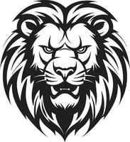 rytande majestät de svart lejon emblem elegant suverän en lejon logotyp förträfflighet vektor