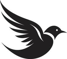 stilisiert Eisvogel Symbol Wanderfalke Majestät Abzeichen vektor