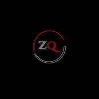 zq kreativ modern Briefe Logo Design Vorlage vektor