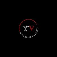 yv kreativ modern Briefe Logo Design Vorlage vektor