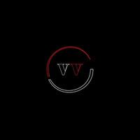 vv kreativ modern Briefe Logo Design Vorlage vektor